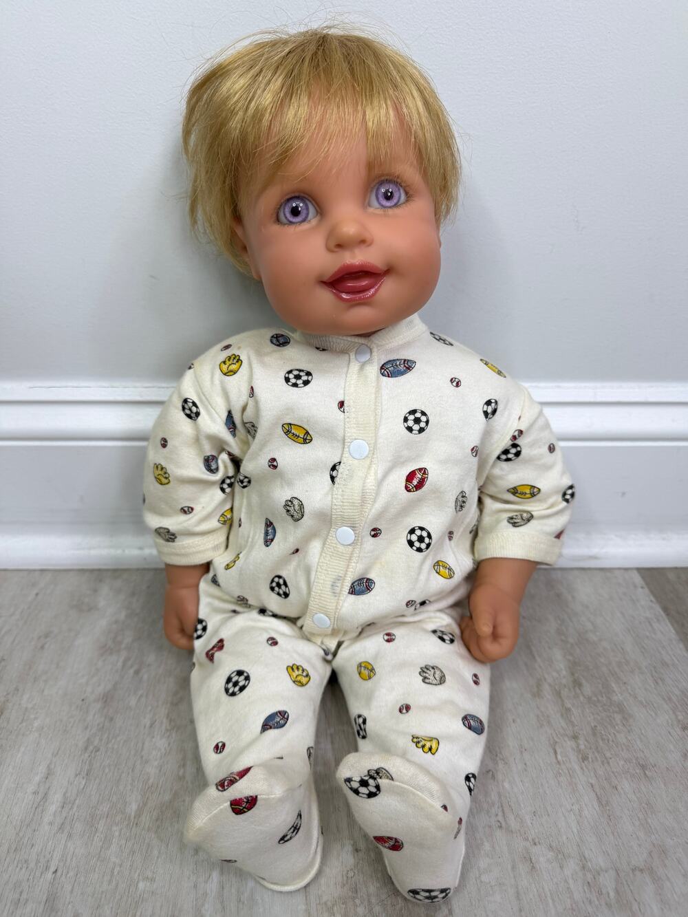 My Twinn doll by Sandra Bilotto Blonde hair Violet Eyes